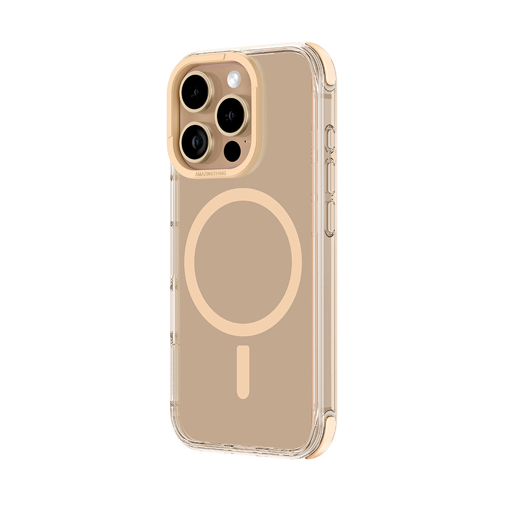 Apple iPhone 16 Pro Case M-safe Charging Feature Amazingthing Omni Series Cover Gray