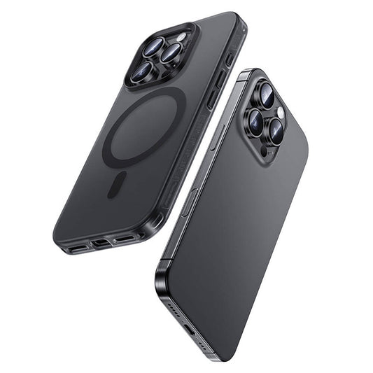 Apple iPhone 16 Pro Kılıf M-safe Şarj Özellikli Benks Lucid Armor Kapak Siyah