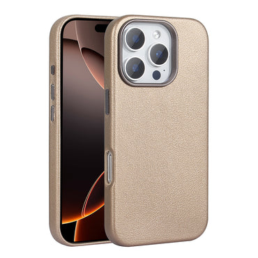 Apple iPhone 16 Pro Case M-safe Charging Function PU Leather Zore Adora Cover Black