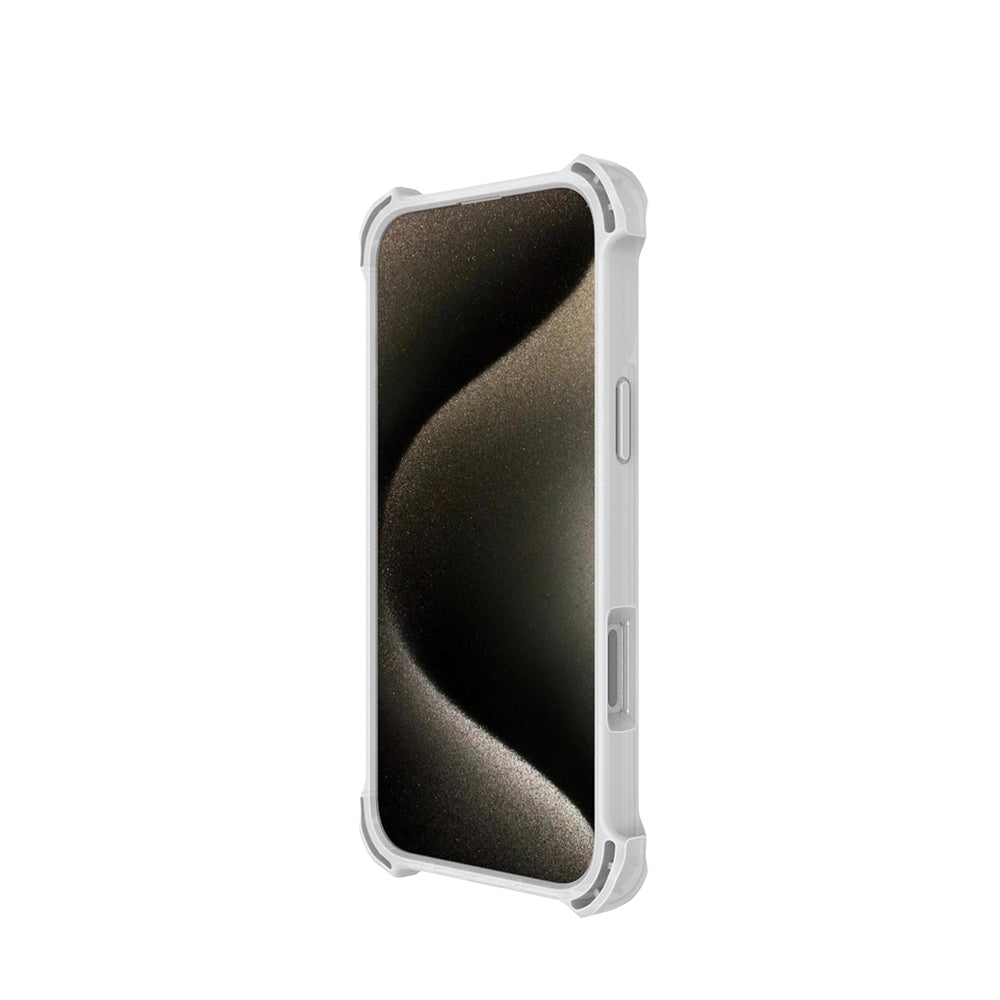 Apple iPhone 16 Pro Case M-safe Charging Feature Raptic Dual Series Transparent Stand Cover Transparent