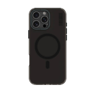 Apple iPhone 16 Pro Kılıf M-safe Şarj Özellikli Şeffaf Youngkit Crystal Shield Serisi Kapak Siyah