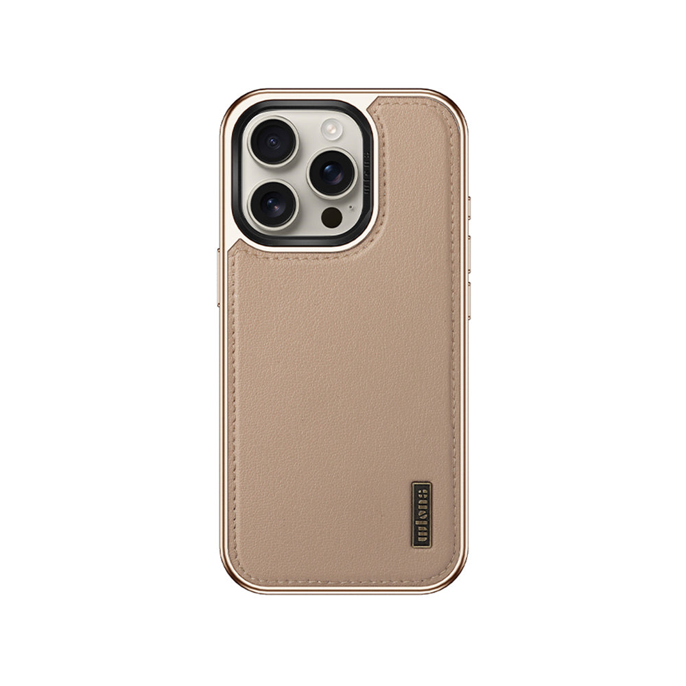 Apple iPhone 16 Pro Kılıf M-safe Şarj Özellikli Standlı Leto Kapak Gold