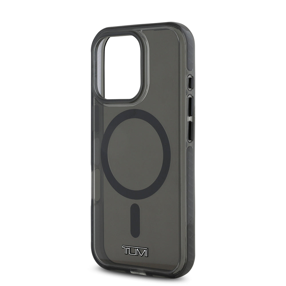 Apple iPhone 16 Pro Case TUMI Original Licensed M-safe Charging Feature Airbag Transparent Cover Khaki