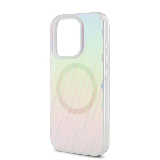 Apple iPhone 16 Pro Kılıf TUMI Orjinal Lisanslı M-safe Şarj Özellikli Transparan Kapak Colorful