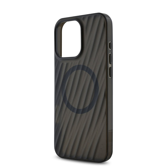 Apple iPhone 16 Pro Kılıf TUMI Orjinal Lisanslı M-safe Şarj Özellikli Transparan Kapak Siyah