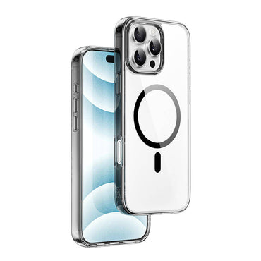 Apple iPhone 16 Pro Case Wiwu MCC-101 iShield Pro Series M-safe Charging Crystal Hard PC Cover Black