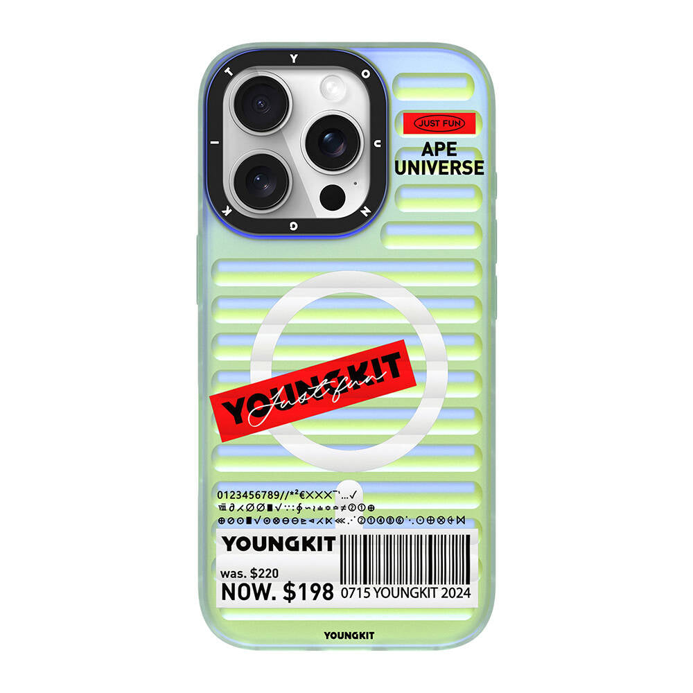Apple iPhone 16 Pro M-safe Charging Feature Youngkit Chameleon Series Cover Red