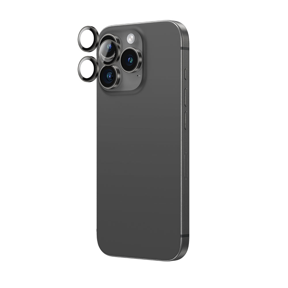 Apple iPhone 16 Pro Max Amazingthing Anti-Reflective Camera Lens Protector + Easy Application Tool Black