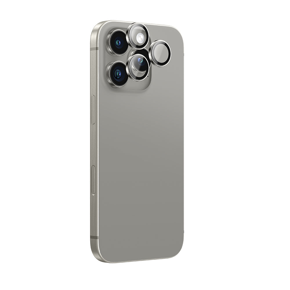 Apple iPhone 16 Pro Max Amazingthing Anti-Reflective Camera Lens Protector + Easy Application Tool Gray