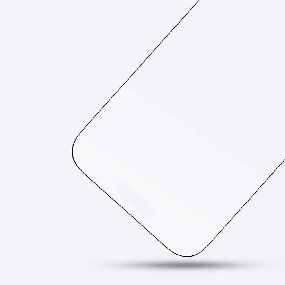 Apple iPhone 16 Pro Max Amazingthing Radix Mat Parmak İzi Bırakmayan Temperli Cam Ekran Koruyucu Siyah