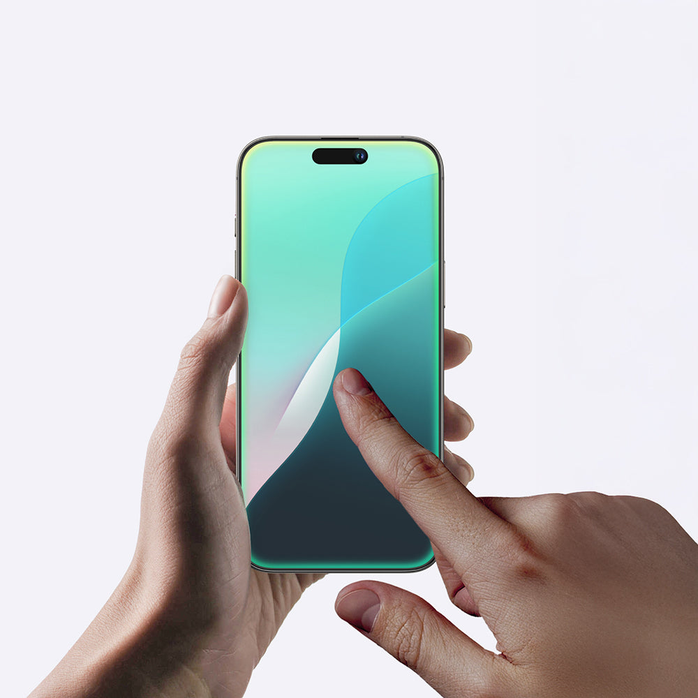 Apple iPhone 16 Pro Max Amazingthing Radix Matte Fingerprint-Free Tempered Glass Screen Protector Black