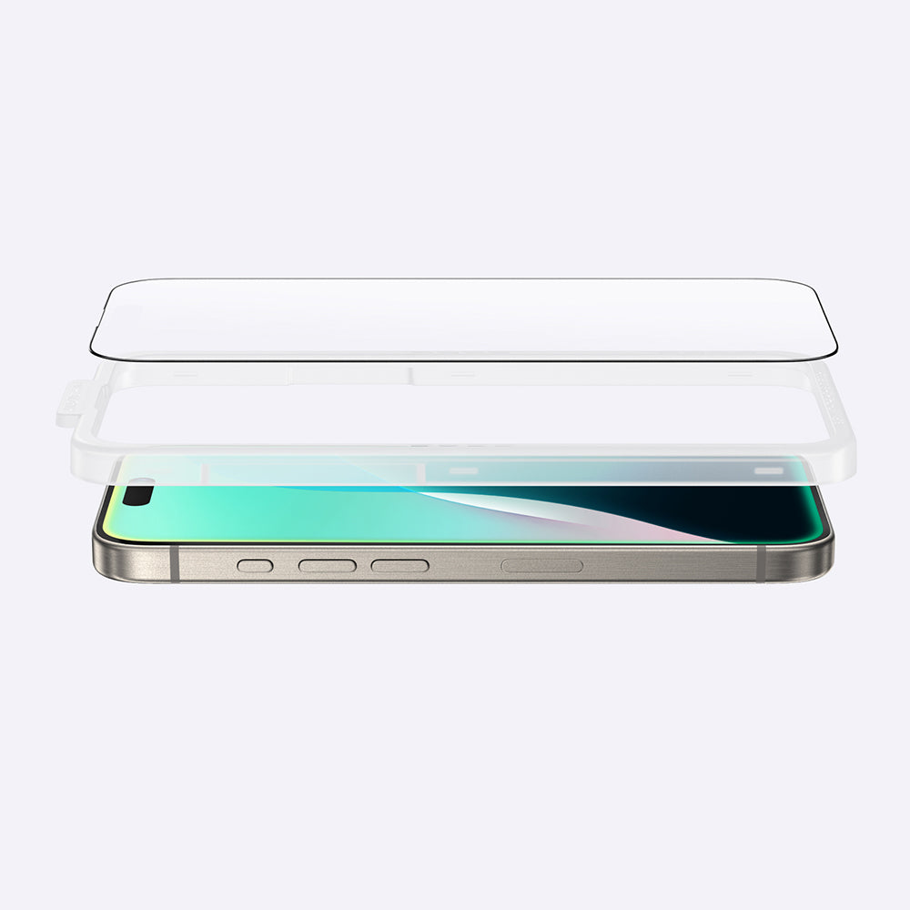 Apple iPhone 16 Pro Max Amazingthing Radix Matte Fingerprint-Free Tempered Glass Screen Protector Black