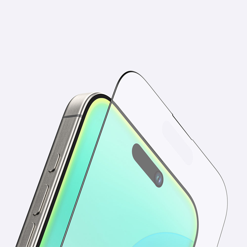Apple iPhone 16 Pro Max Amazingthing Radix Matte Fingerprint-Free Tempered Glass Screen Protector Black