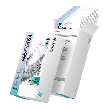 Benks Glass Warrior Privacy HD Glass Screen Protector 10-Pack Black for Apple iPhone 16 Pro Max