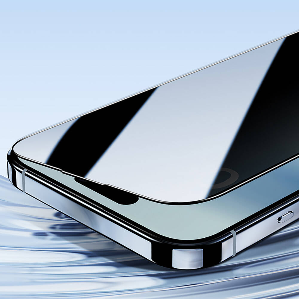 Apple iPhone 16 Pro Max Benks Ultra Shield 0.3mm Privacy Ekran Koruyucu + Kolay Uygulama Aparatlı Siyah