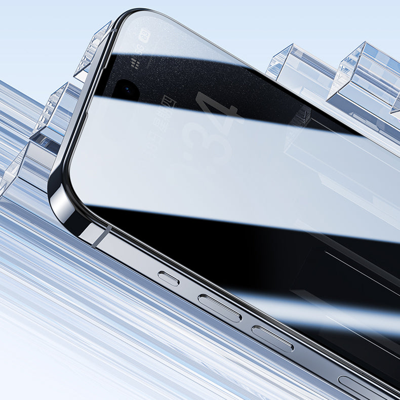 Apple iPhone 16 Pro Max Benks Ultra Shield 0.9mm Çerçeveli 0.3mm Ekran Koruyucu + Kolay Uygulama Aparatlı Siyah