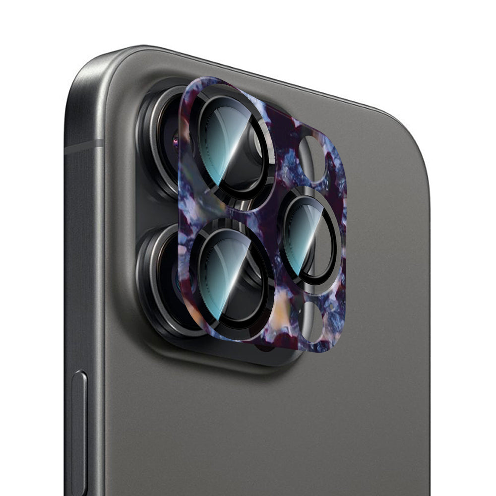 Apple iPhone 16 Pro Max CaseWorld Crystal Color Serisi Full Kamera Lens Koruyucu Kahverengi