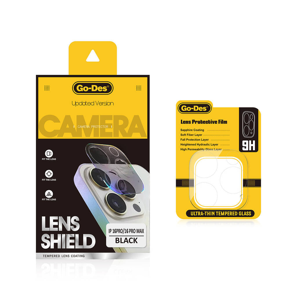 Apple iPhone 16 Pro Max Go Des Lens Shield CL-17 Camera Lens Protector Transparent