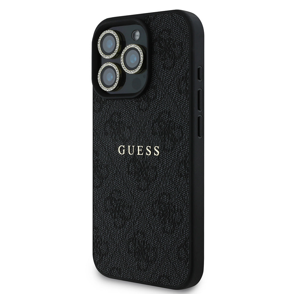 Apple iPhone 16 Pro Max Guess Original Licensed Case + Screen Protector + Lens Protector 3-in-1 Accessory Set Brown