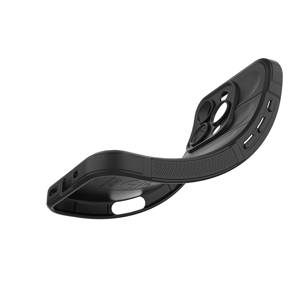 Apple iPhone 16 Pro Max Case Flexible TPU Hollow Back Surface Design Zore Ethnic Silicone Cover Dark Green