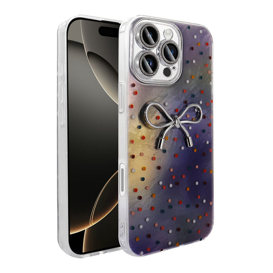 Apple iPhone 16 Pro Max Case Camera Protection Figured Zore Ponti Silicone Cover Lilac