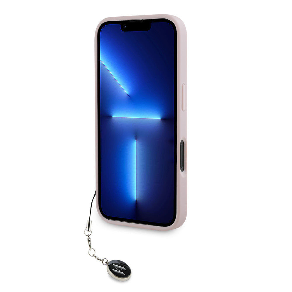 Apple iPhone 16 Pro Max Kılıf Karl Lagerfeld Orjinal Lisanslı Anahtarlıklı Taşlı KL Yazılı Saffiano Rhinestones Kapak Siyah