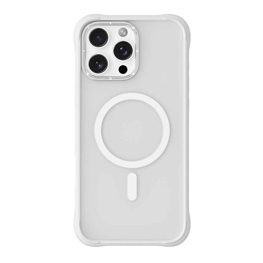 Apple iPhone 16 Pro Max Kılıf M-safe Şarj Özellikli Airbagli Youngkit Dynamic 2 Serisi Kapak Beyaz