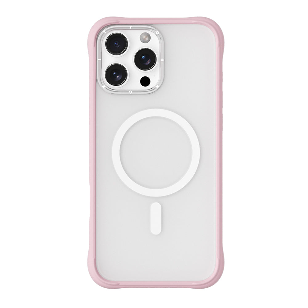 Apple iPhone 16 Pro Max Kılıf M-safe Şarj Özellikli Airbagli Youngkit Dynamic 2 Serisi Kapak Pembe