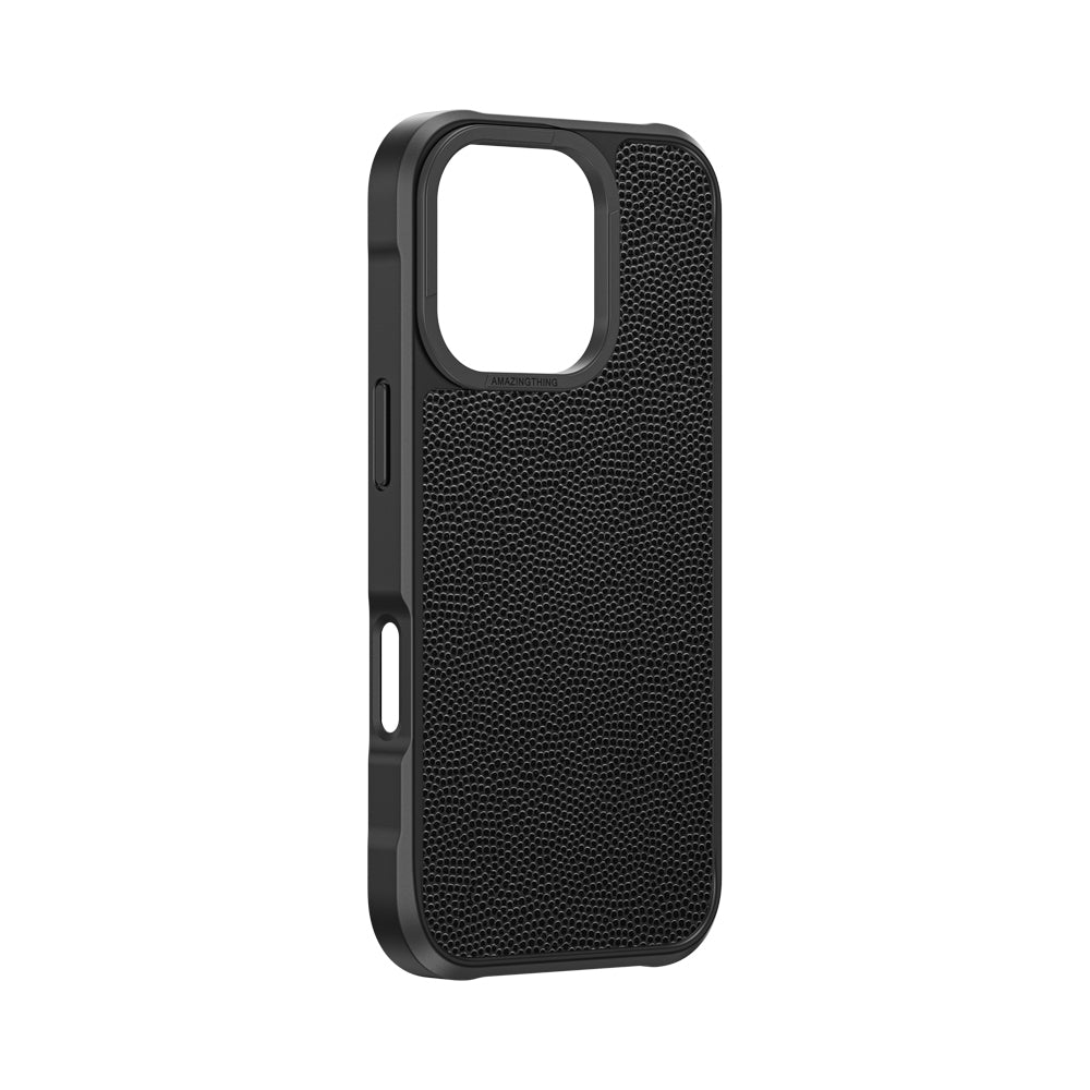 Apple iPhone 16 Pro Max Case M-safe Charging Feature Amazingthing Glamour Series Cover Black