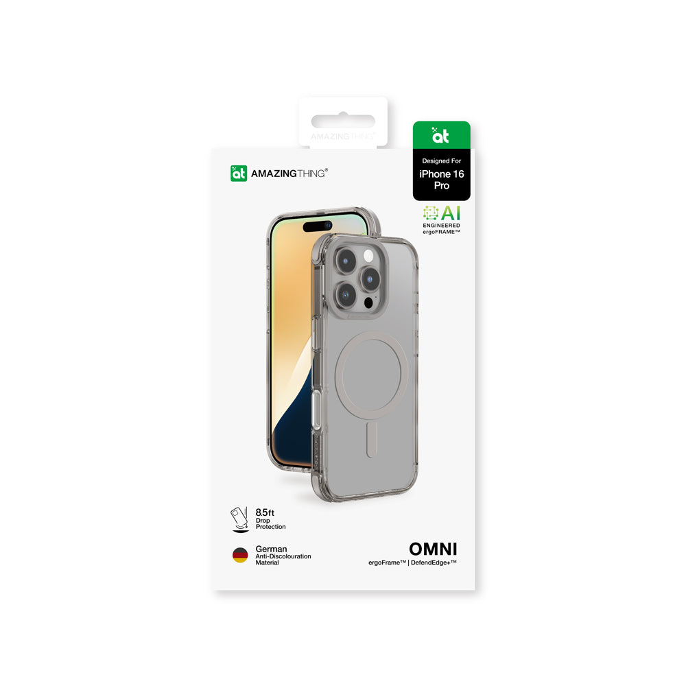 Apple iPhone 16 Pro Max Case M-safe Charging Feature Amazingthing Omni Series Cover Rose Gold