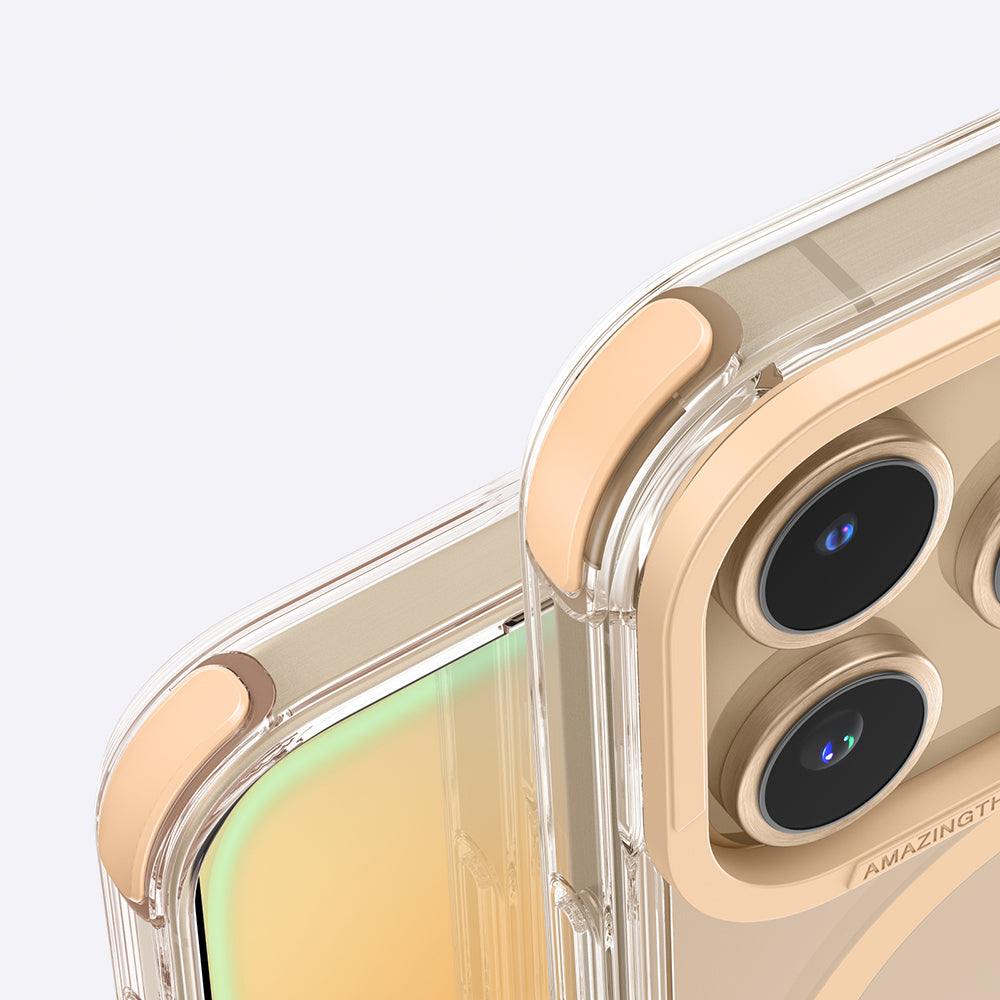 Apple iPhone 16 Pro Max Kılıf M-safe Şarj Özellikli Amazingthing Omni Serisi Kapak Gri
