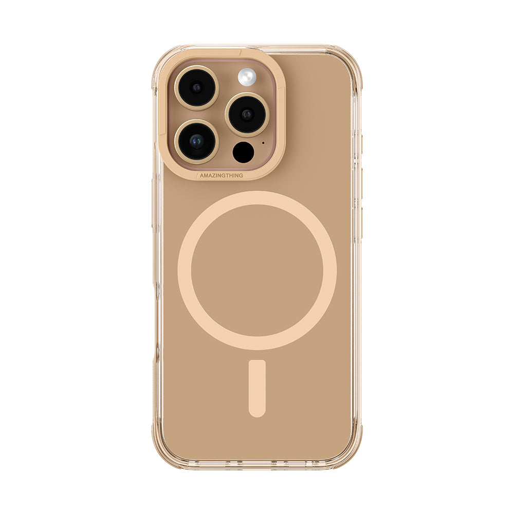 Apple iPhone 16 Pro Max Case M-safe Charging Feature Amazingthing Omni Series Cover Rose Gold
