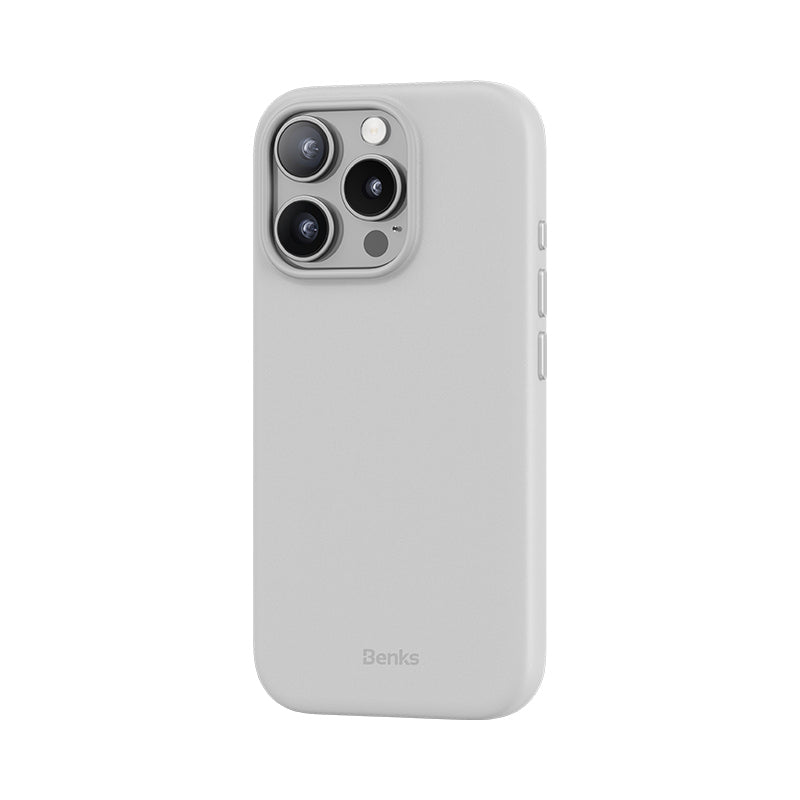 Apple iPhone 16 Pro Max Kılıf M-safe Şarj Özellikli Çizilmeye Dayanıklı Benks VitaPro Serisi PU Deri Kapak Siyah