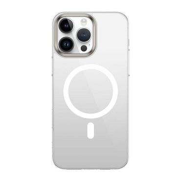 Apple iPhone 16 Pro Max Kılıf M-safe Şarj Özellikli Şeffaf Cam Arka Yüzey Zore G-Glass Kapak