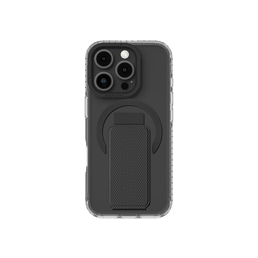 Apple iPhone 16 Pro Max Kılıf M-safe Şarj Özellikli Standlı Amazingthing Titan Pro Plus Kapak Siyah