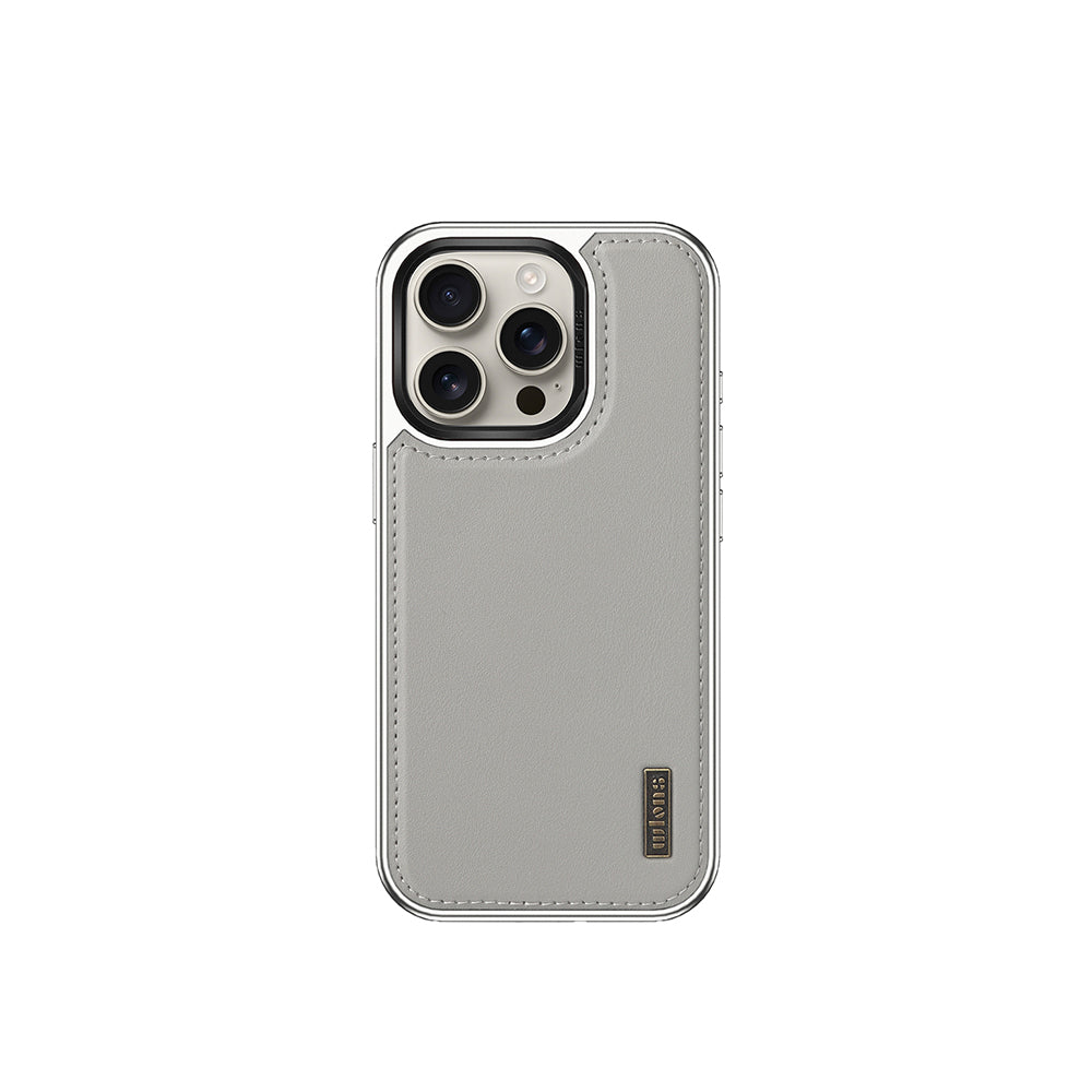 Apple iPhone 16 Pro Max Case M-safe Charging Stand Leto Cover Gray