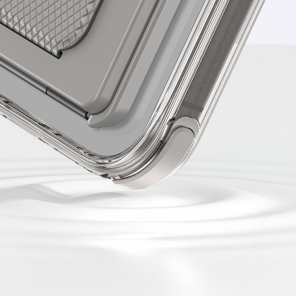 Apple iPhone 16 Pro Max Case M-safe Charging Stand Set Amazingthing Omni Adventure Series Cover Gray