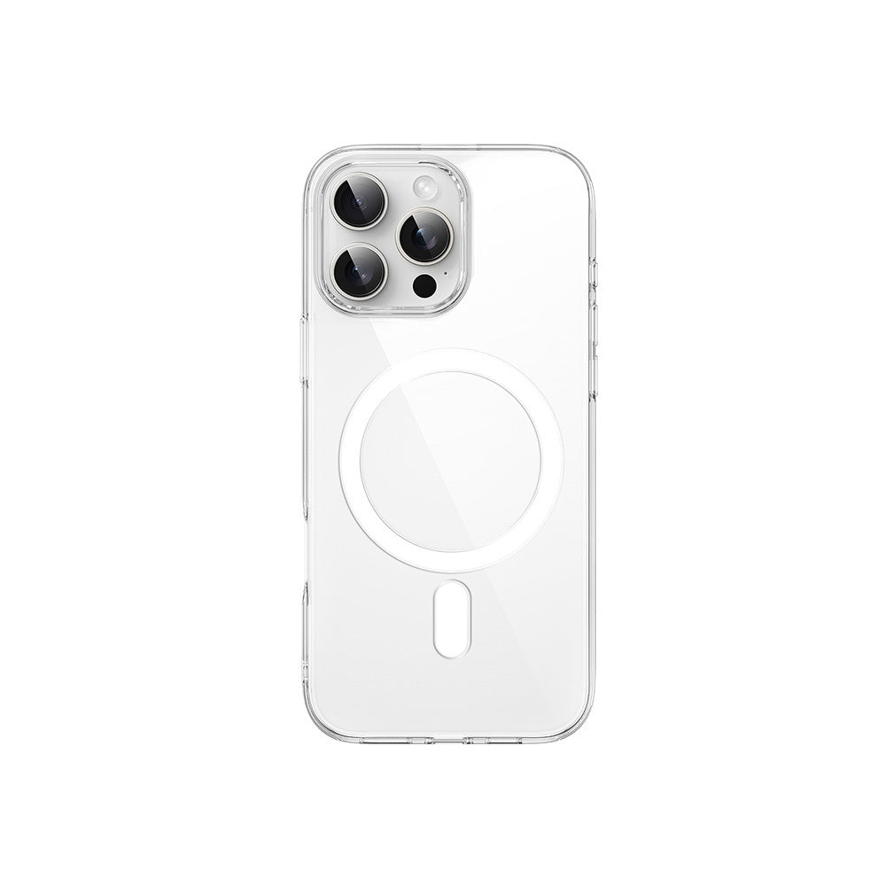 Apple iPhone 16 Pro Max Case M-safe Charging Feature Wiwu YXK-207 Invisible Pro Hard PC Cover Transparent