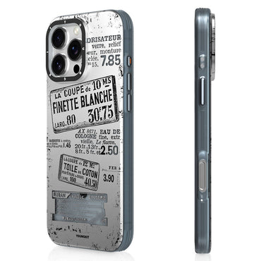 Apple iPhone 16 Pro Max Kılıf M-safe Şarj Özellikli Youngkit Literary Serisi Retro Magz Kapak Gri