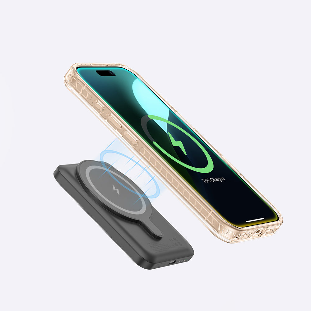 Apple iPhone 16 Pro Max Case with M-safe Charging Feature and Ring Stand Amazingthing Titan Pro Series Cover Black