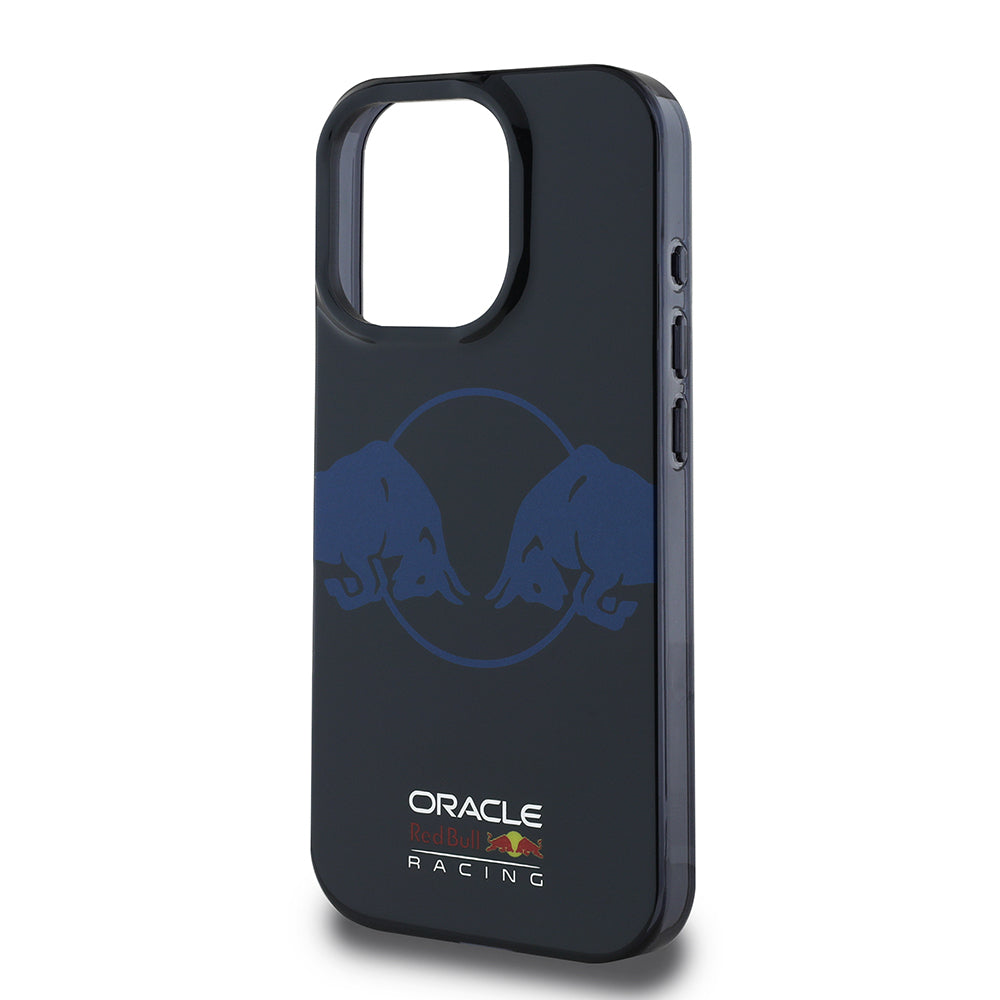 Apple iPhone 16 Pro Max Kılıf Redbull Orjinal Lisanslı M-safe Şarj Özellikli IML Çift Boğa Baskılı Sert PC Kapak Lacivert
