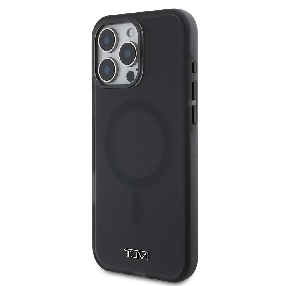 Apple iPhone 16 Pro Max Case TUMI Original Licensed M-safe Charging Feature Airbag Frosted Transparent Cover Khaki