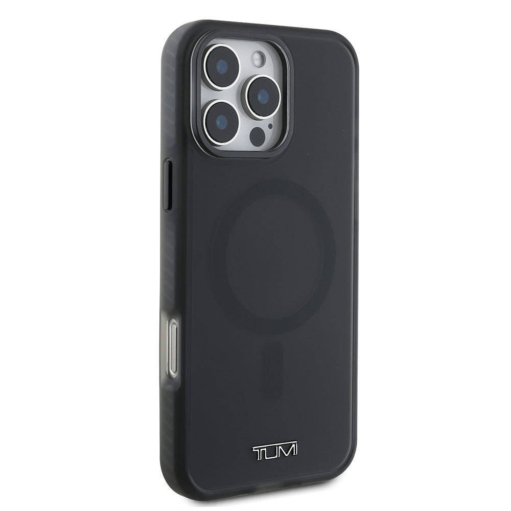 Apple iPhone 16 Pro Max Case TUMI Original Licensed M-safe Charging Feature Airbag Frosted Transparent Cover Khaki