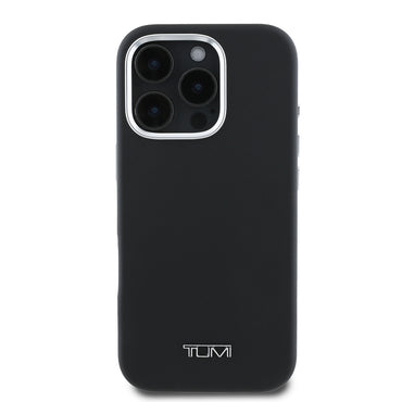 Apple iPhone 16 Pro Max Kılıf TUMI Orjinal Lisanslı M-safe Şarj Özellikli Metal Yazı Logolu PU Deri Kapak