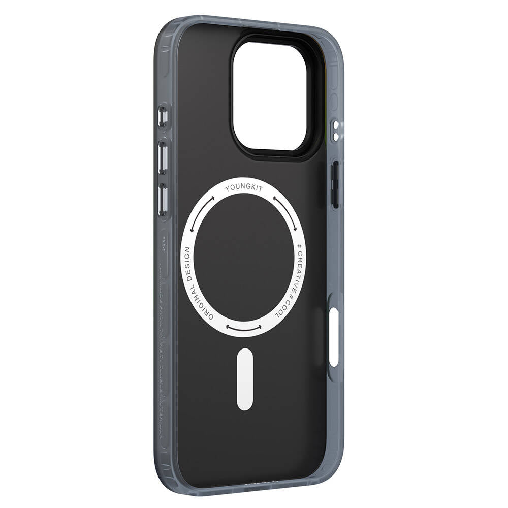Apple iPhone 16 Pro Max Kılıf YoungKit The Secret Color Serisi Kapak Mavi