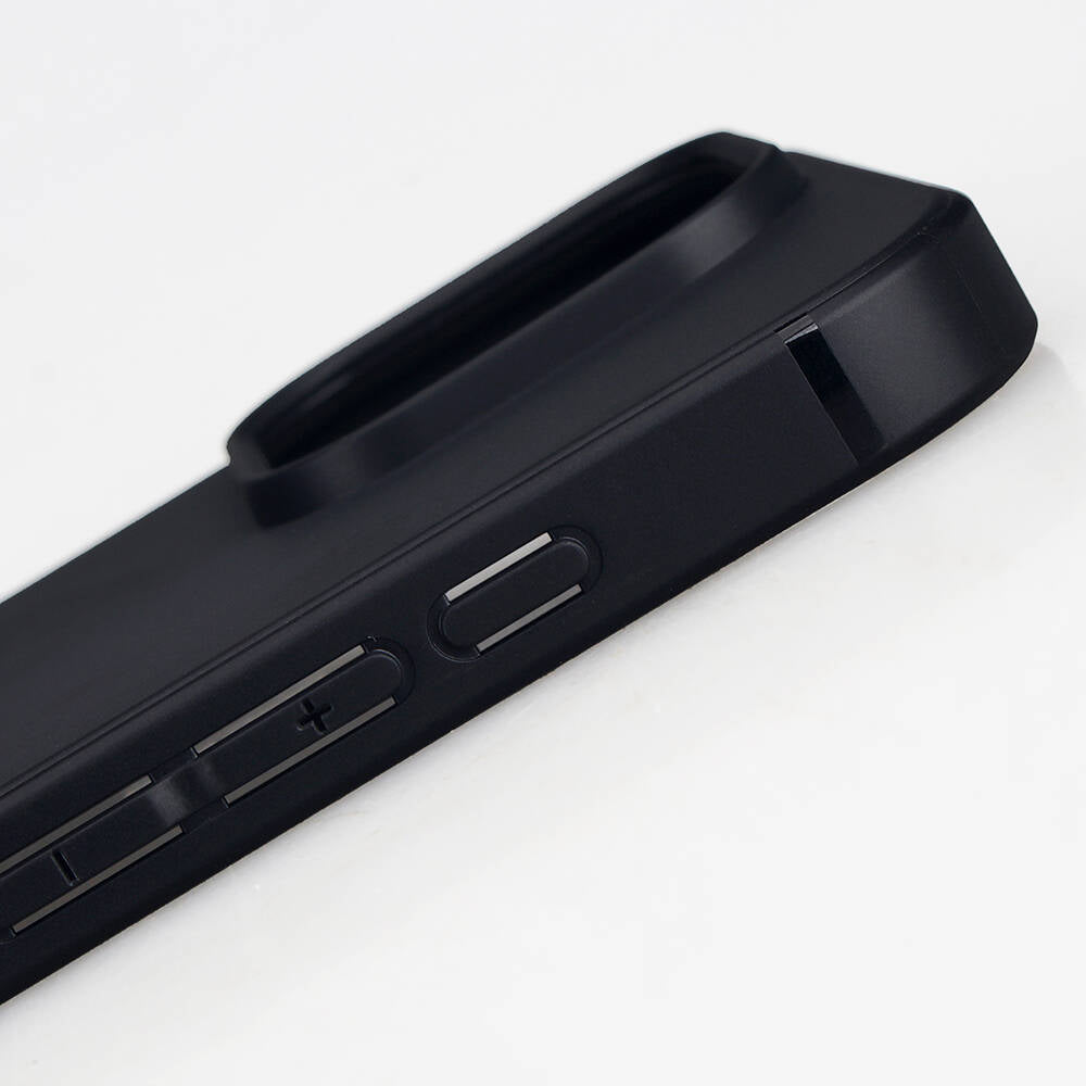 Apple iPhone 16 Pro Max Case Zore Imax Silicone Black