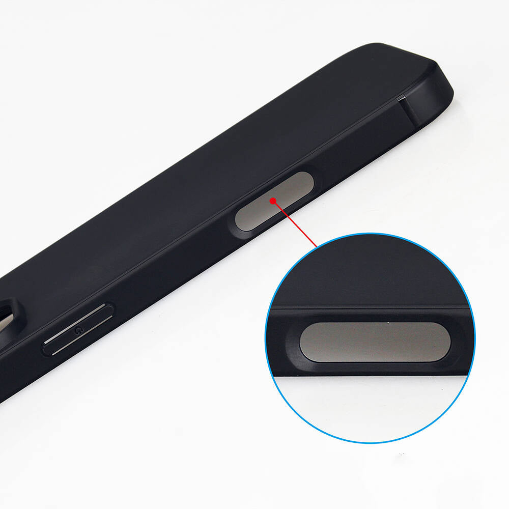 Apple iPhone 16 Pro Max Case Zore Imax Silicone Black