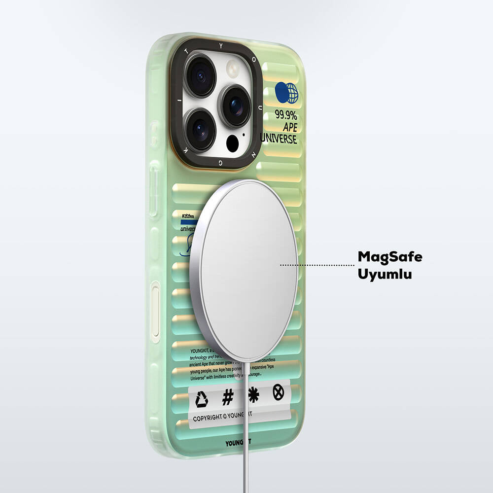 Apple iPhone 16 Pro Max M-safe Charging Feature Youngkit Chameleon Series Cover Blue