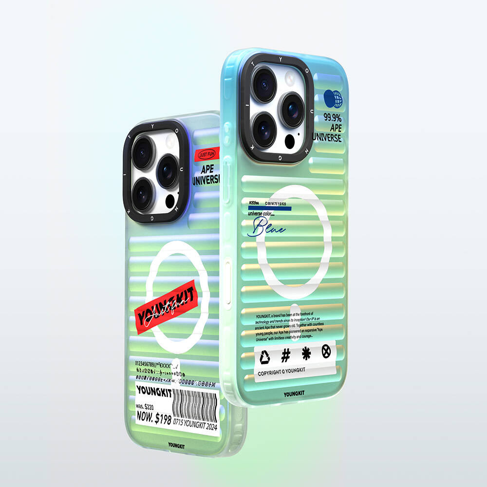 Apple iPhone 16 Pro Max M-safe Charging Feature Youngkit Chameleon Series Cover Blue
