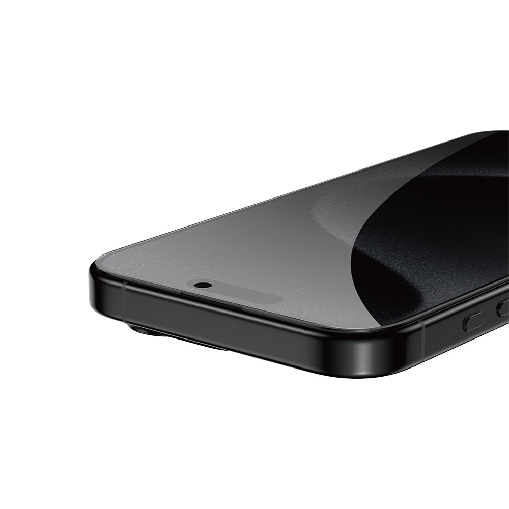 Apple iPhone 16 Pro Raptic Hayalet Privacy Temperli Cam Ekran Koruyucu Şeffaf